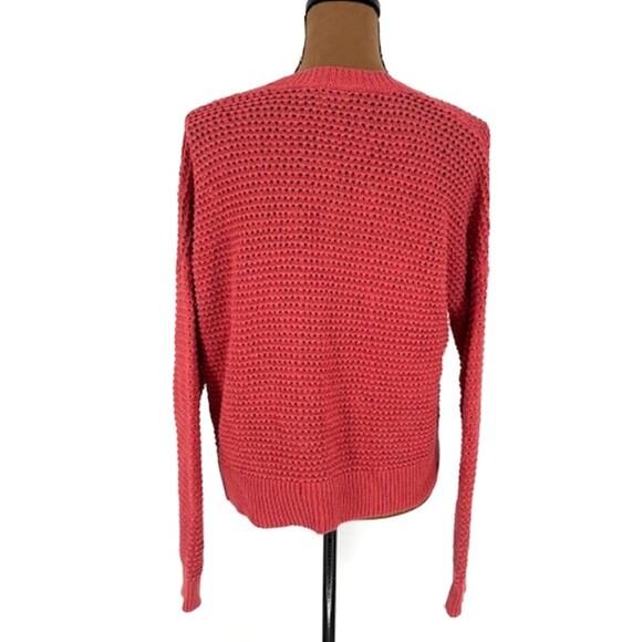 Madewell Hartley Button Front Cardigan Sweater in Red – Size Small - Picture 4 of 7
